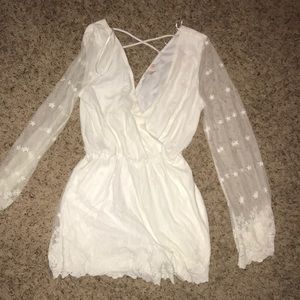 white romper